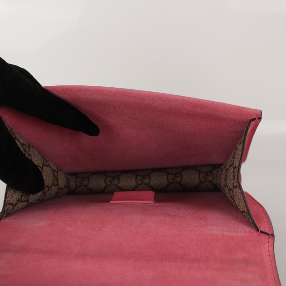 Gucci Dionysus Beige and Pink Mini Bag with Silver Chain - Picture 4 of 16